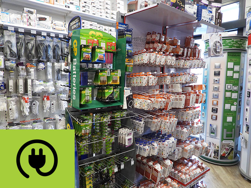 </i><h4>Villanyszerelési eszközök kerekedelme</h4>